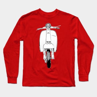 Classic 1960s Lambretta TV200 scooter Long Sleeve T-Shirt